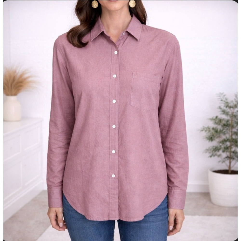 Frank & Eileen Dusty Rose Long-Sleeve Button-Down Shirt